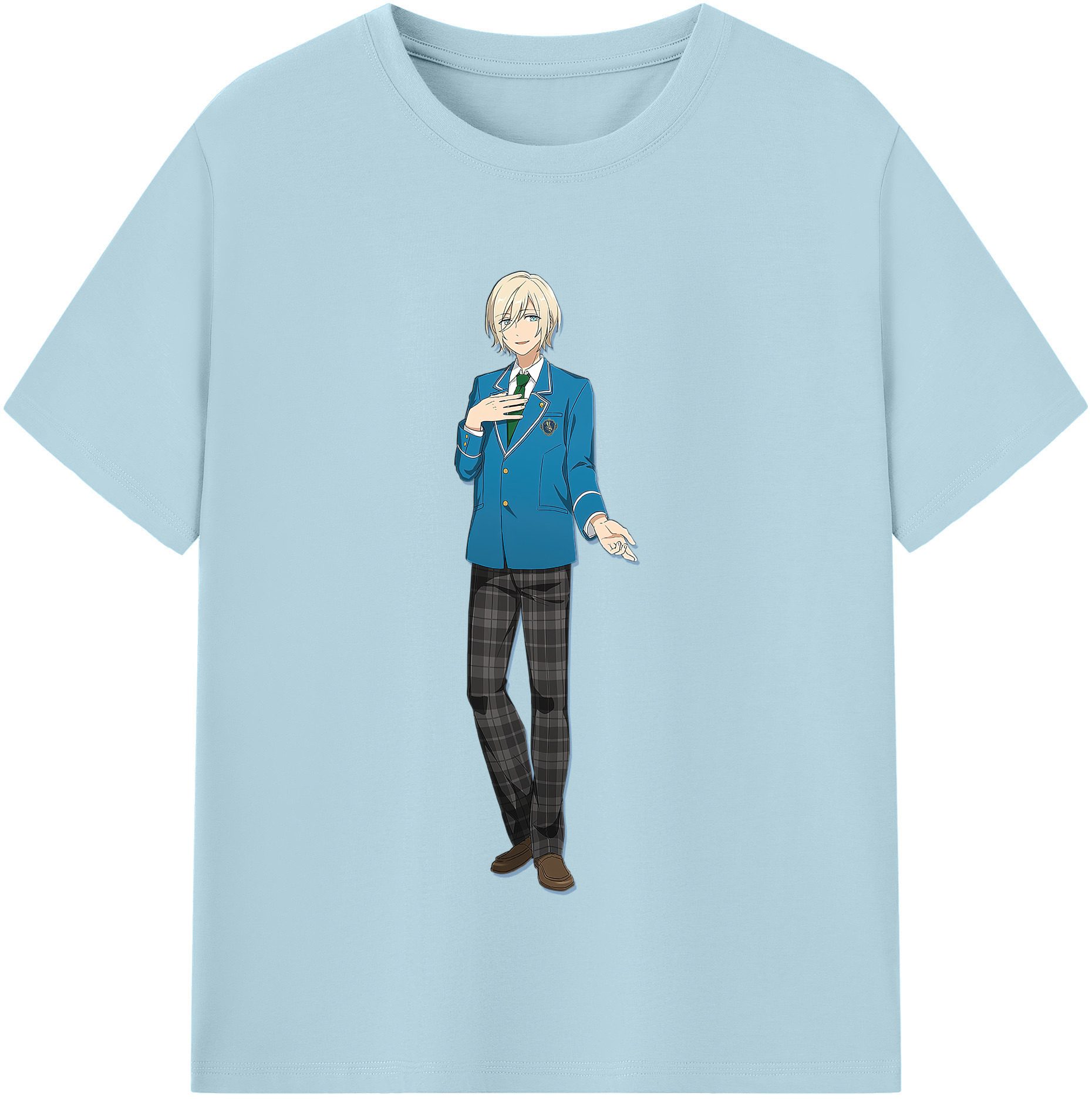 （画像用） あんさんぶるスターズ! Ensemble Stars 綿100％半袖Tシャツ（フロントプリント）